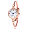 Leisure Style Alloy Bracelet Pointer Female Student Round Dial Decorative Watch