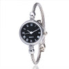 Leisure Style Alloy Bracelet Pointer Female Student Round Dial Decorative Watch