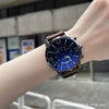 Leisure Style Alloy Case Ordinary Glass Mirror Allmatch Watch For Men And Women