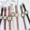 Leisure Style Alloy Case Ordinary Glass Mirror Women's Watch