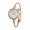 Leisure Style Female Bracelet Watch Alloy Strap And Case Titanium Clasp Rectangle Dial