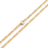 Leisure Titanium Steel 18K Gold Plated Hip Hop Nk Chain Necklace For Men