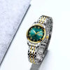 Leisure Ultrathin Waterproof Quartz Watch For Couples Tungsten Steel Alloy Mineral Strengthened Glass Mirror Round Dial