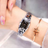 Leisure Ultrathin Waterproof Quartz Watch For Couples Tungsten Steel Alloy Mineral Strengthened Glass Mirror Round Dial