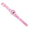 Leisure Unicorn Luminous Alloy Case Stainless Steel Clasp Silicone Strap Round Dial Electronic Watch