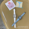 Leisure Wine Barrel Silicone Plastic Mirror Female Watch