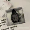 Leisure Wine Barrel Silicone Plastic Mirror Female Watch