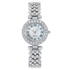 Leisure Women's Alloy Bracelet Watch With Roman Pattern And Titanium Buckle