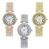 Leisure Women's Alloy Bracelet Watch With Roman Pattern And Titanium Buckle