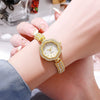 Leisure Women's Alloy Watch With Rhombus Dial And Stainless Steel Buckle