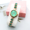 Leisure Women's Quartz Bracelet Watch Alloy Case Stainless Steel Strap Round Dial