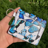 Leopard Print Pu Leather Card Bag Id Bag Coin Purse Clutch Bag Bank Card Bus Card Case
