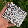 Leopard Print Pu Leather Card Bag Id Bag Coin Purse Clutch Bag Bank Card Bus Card Case