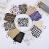 Leopard Print Pu Leather Card Bag Id Bag Coin Purse Clutch Bag Bank Card Bus Card Case