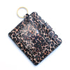 Leopard Print Pu Leather Card Bag Id Bag Coin Purse Clutch Bag Bank Card Bus Card Case