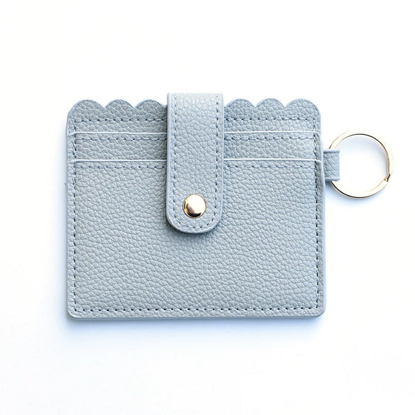 Leopard Print Pu Leather Card Bag Id Bag Coin Purse Clutch Bag Bank Card Bus Card Case