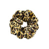 Leopard Satin Fabric Handmade High Elastic Hair Ring Headdress