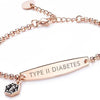 Lettering Stainless Steel Medical Bracelet Men'S And Women'S Personalized Diy Name Laser Lettering 18K Gold Bracelet Jewelry