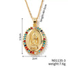Light Luxury Copper Geometric Pendant Necklace With Electroplating For Women And Men