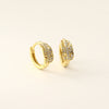 Light Luxury Diamond Earrings S925 Silver Leaves Design For Women