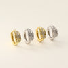Light Luxury Diamond Earrings S925 Silver Leaves Design For Women