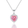 Light Luxury Diamond S925 Silver Necklace With Geometric Pattern And Chopin Chain