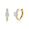 Light Luxury Ear Buckle Wind Earrings For Women With Flower Pattern