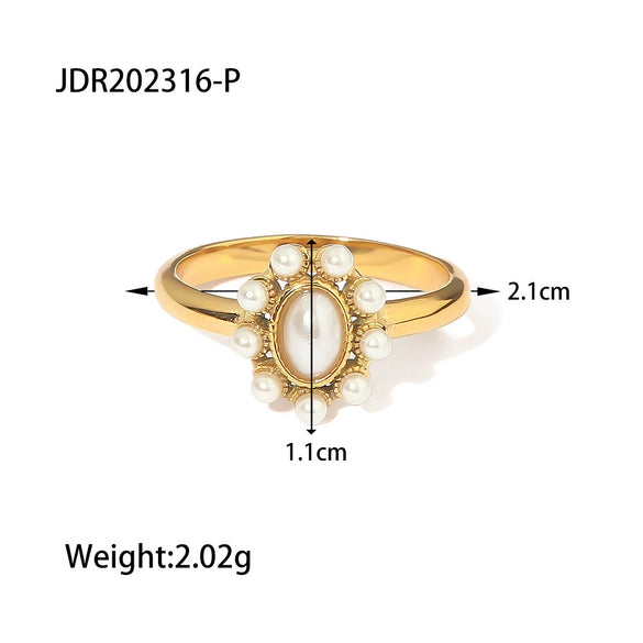 Light Luxury Emerald Highgrade Diamondencrusted Simple Ins Cold Style Index Finger Ring For Women Made Of Stainless Steel With Inlaid Zircon And Geometric Design