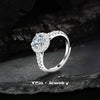 Light Luxury Fashion Design Opening Inlaid Zircon Ring For Women Jewelry With Constellation Pattern Copper Material