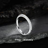 Light Luxury Fashion Design Opening Inlaid Zircon Ring For Women Jewelry With Constellation Pattern Copper Material