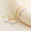 Light Luxury Geometric S925 Silver Electroplated Bracelet For Women