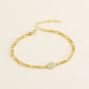 Light Luxury Geometric S925 Silver Electroplated Bracelet For Women