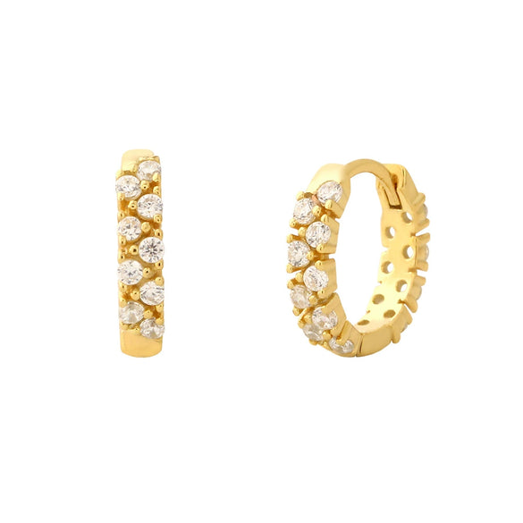Light Luxury Geometric S925 Silver Electroplated Earrings For Women