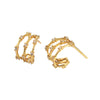 Light Luxury Geometric S925 Silver Electroplated Earrings