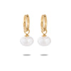 Light Luxury Geometric Stainless Steel Electroplated Earrings For Women