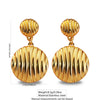 Light Luxury Geometric Stainless Steel Electroplated Earrings
