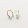 Light Luxury Geometric Ushaped Electroplated S925 Silver Earrings
