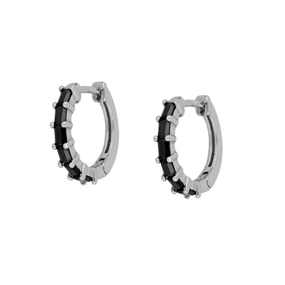 Light Luxury Geometric Zircon Stud Earrings With Copper Body And S925 Silver Needle Electroplated Fashion Earrings For Women