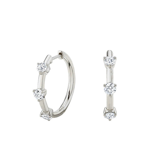 Light Luxury Geometric Zirconia Women's Earrings