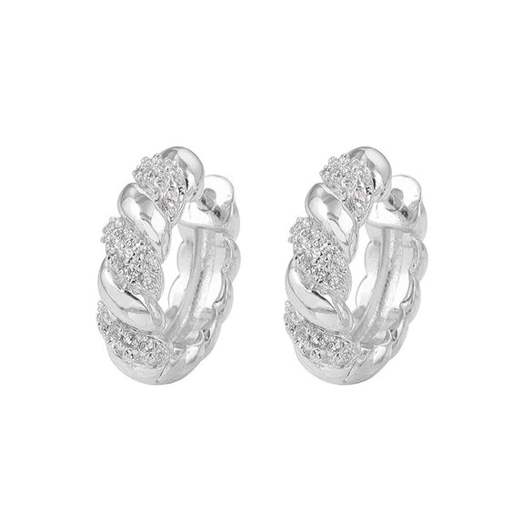 Light Luxury Geometric Zirconia Women's Earrings