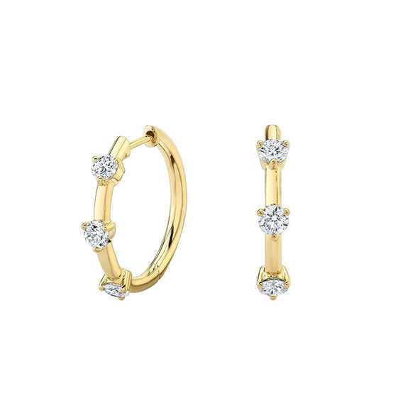 Light Luxury Geometric Zirconia Women's Earrings