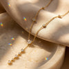 Light Luxury Heart Shaped Zircon Inlaid Stainless Steel Necklace For Women With 18K Vacuum Plating