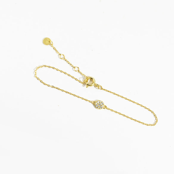 Light Luxury High End Diamond S925 Silver Bracelet With Geometric Design And 18K Gold Electroplating For Unisex