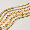 Light Luxury Jewelry Stainless Steel Goldplated Heart Shape Zircon Bracelet For Women And Unisex