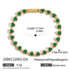 Light Luxury Jewelry Stainless Steel Goldplated Heart Shape Zircon Bracelet For Women And Unisex