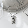 Light Luxury Letters Numbers Text Tassel Necklace Titanium Steel Alloy Electroplating Jewelry