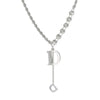 Light Luxury Letters Numbers Text Tassel Necklace Titanium Steel Alloy Electroplating Jewelry