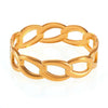 Light Luxury Minimalist Ring And Diamondencrusted Zircon Bracelet Combination Titanium Steel And Stainless Steel Geometric Style 18K Real Gold Electroplated