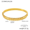 Light Luxury Minimalist Ring And Diamondencrusted Zircon Bracelet Combination Titanium Steel And Stainless Steel Geometric Style 18K Real Gold Electroplated