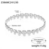 Light Luxury Minimalist Ring And Diamondencrusted Zircon Bracelet Combination Titanium Steel And Stainless Steel Geometric Style 18K Real Gold Electroplated